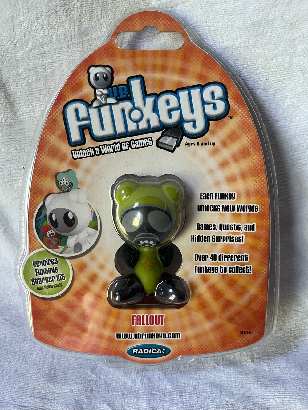 2007 U.B. Radical Funkeys Fallout Green Black RARE New